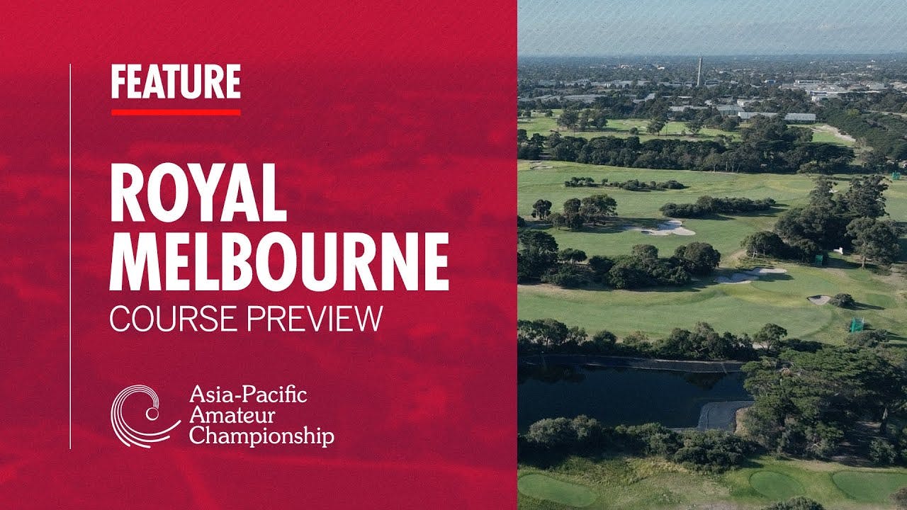 The Royal Melbourne Golf Club 😍 | #AAC2023