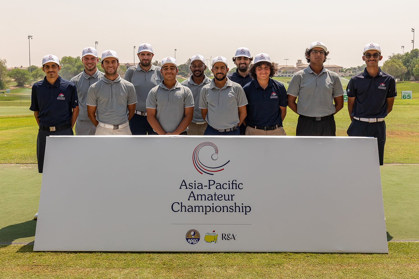 AAC Academy participants pose for a group photo in Dubai