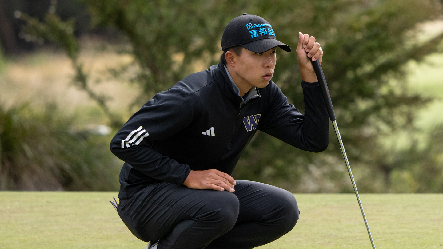 CT Lin shone on Friday as he shot into contention with brilliant 67 in tricky conditions