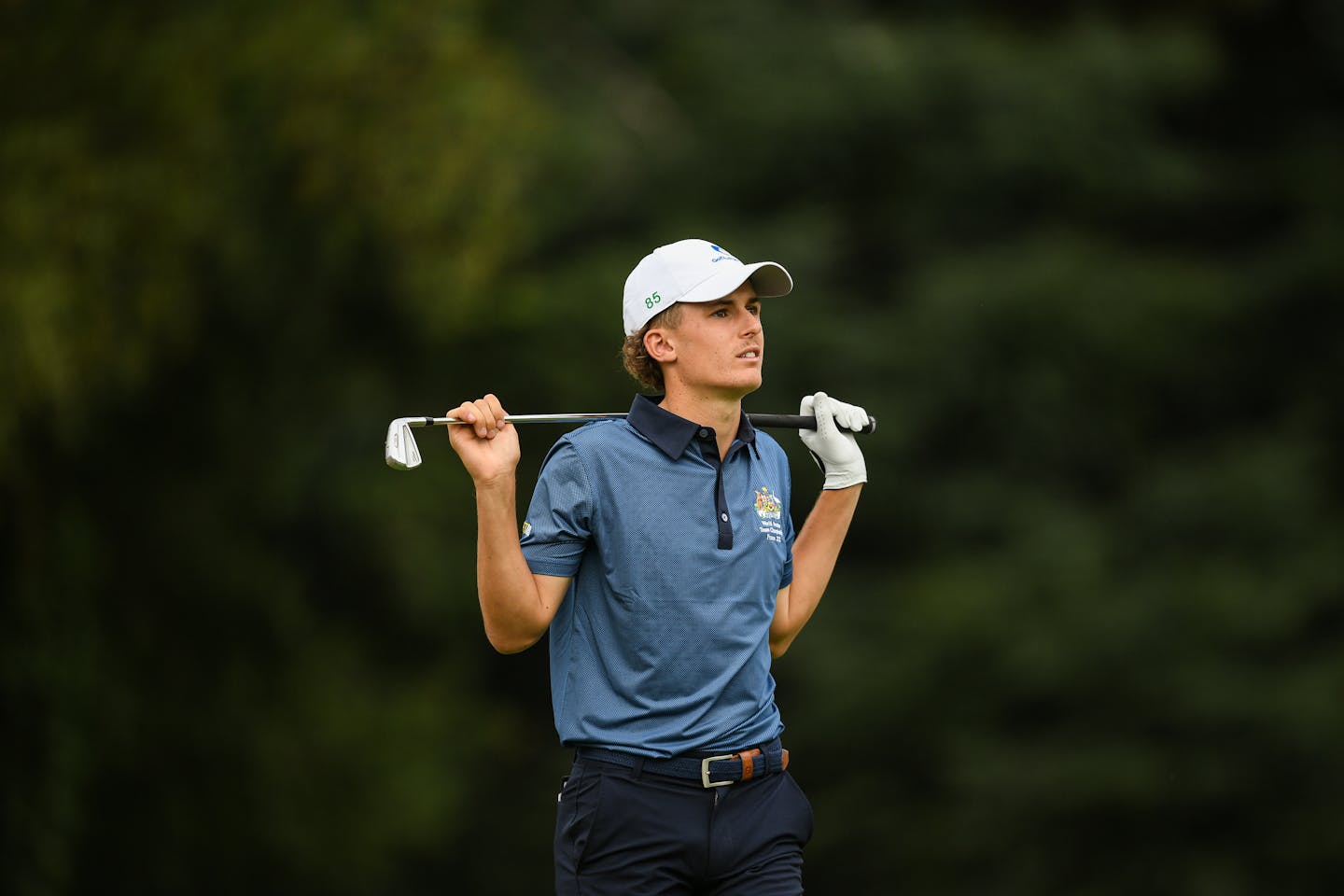 PARIS, FRANCE - SEPTEMBER 02: Connor McKinney of Australia plays his tee shot on the 9th hole during Day Three of the 2022 World Amateur Team Golf Championships - Eisenhower Trophy competition at Golf de Saint-Nom-La-Breteche on September 2, 2022 in Paris, France. (Photo by Octavio Passos/Getty Images)