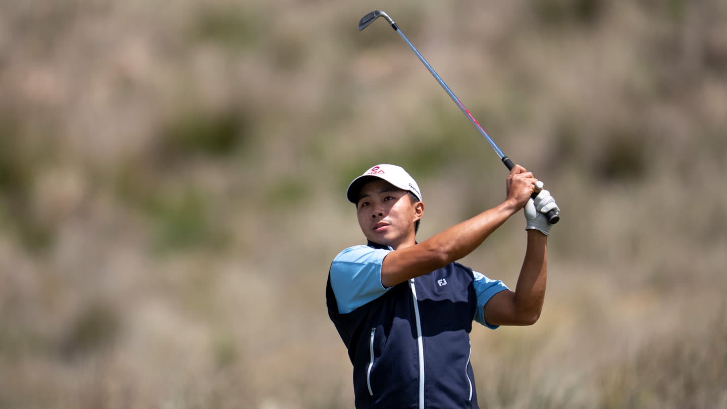 Justin Kuk of Singaporeahead of the 2026 Asia-Pacific Amateur Championship