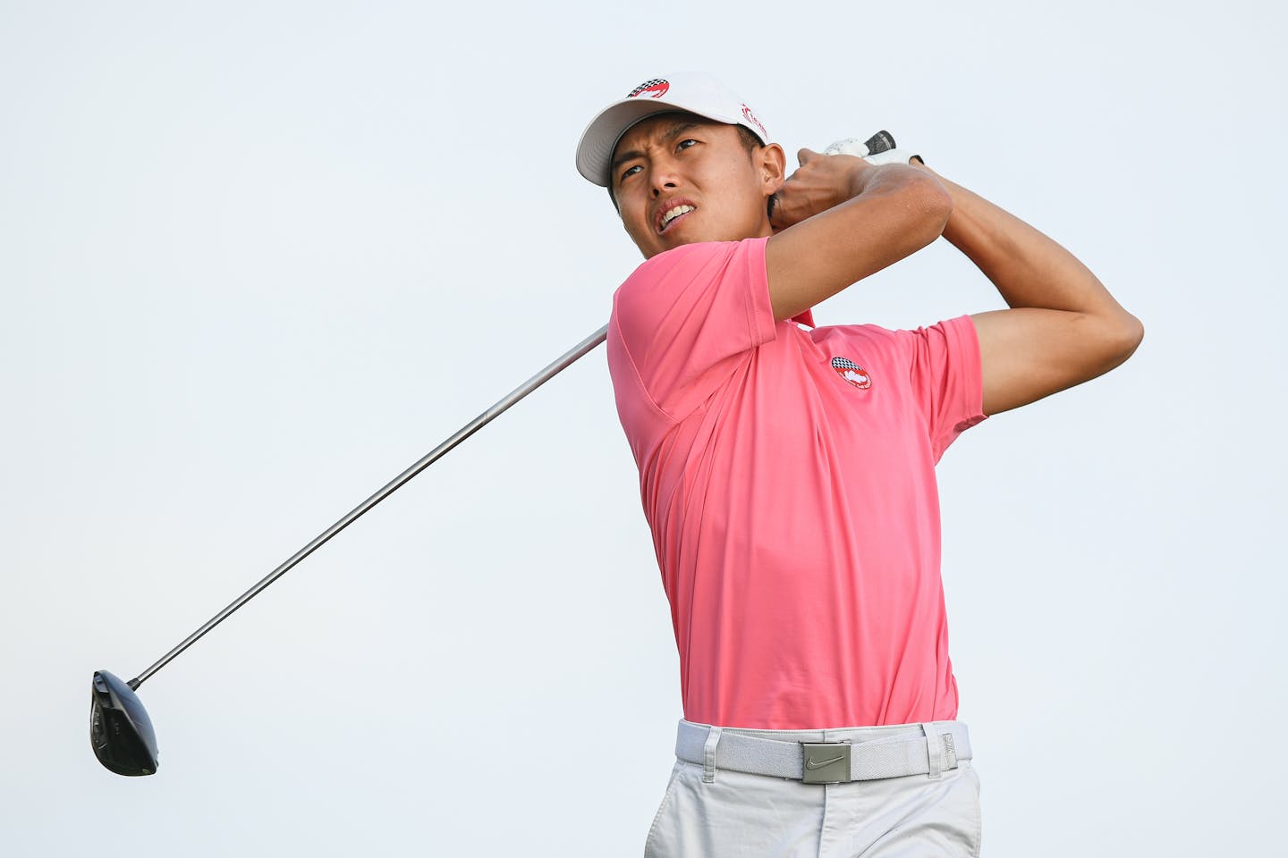 PARIS, FRANCE - SEPTEMBER 03: James Leow of Singapore plays his tee shot on the 3rd hole during Day Four of the 2022 World Amateur Team Golf Championships - Eisenhower Trophy competition at Le Golf National on September 3, 2022 in Paris, France. (Photo by Octavio Passos/Getty Images)